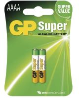 Baterie GP AAAA, Alkaline 25A, 1,5V, 1021002512 (Blistr 2ks)