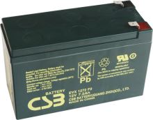 Akumulátor (baterie) CSB EVX1272 F2, 12V 7,2Ah, Faston 250, široký
