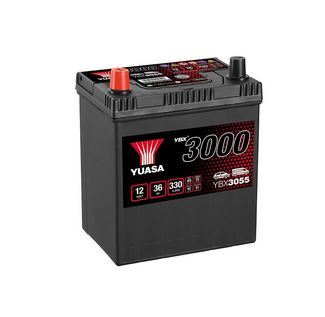 Autobaterie Yuasa YBX3000, 36Ah, 12V, 330A (YBX3055) - Japan Levá