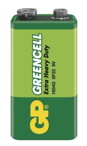 Baterie GP Greencell 1604G, primární, 9V, 1ks