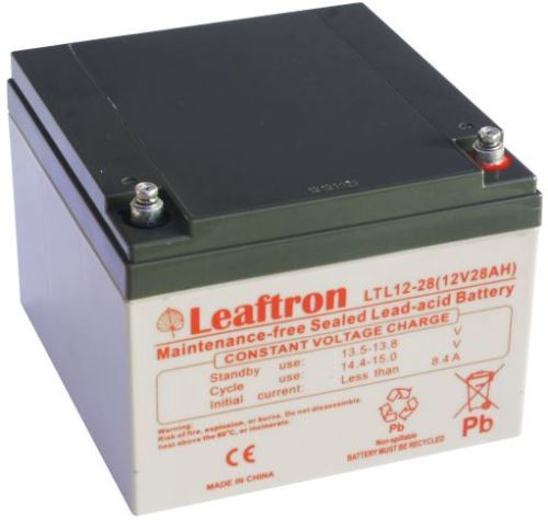 Akumulátor (baterie) Leaftron LTL12-28, 12V - 28Ah
