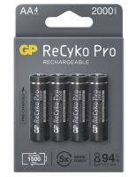 Baterie GP ReCyko 2000mAh, Pro Professional HR6, AA, nabíjecí, 1033224200, (Blistr 4ks)
