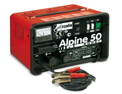 Nabíječka autobaterií Telwin Alpine 50 Boost, 12V/24V