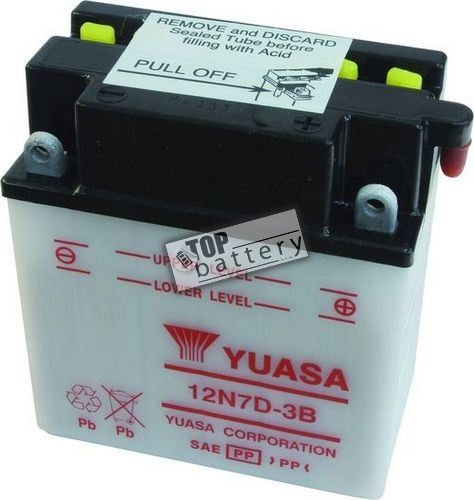 Motobaterie YUASA 12N7D-3B, 12V, 7Ah