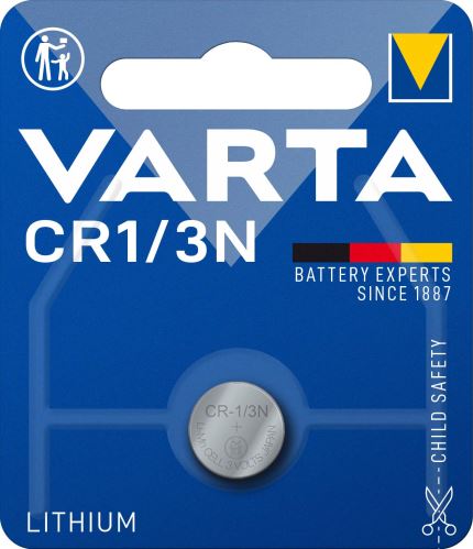 Baterie Varta Lithium 6131, CR-1/3N, CR1/3 N, (2L76), 3V, 6131-101-401, (Blistr 1ks)