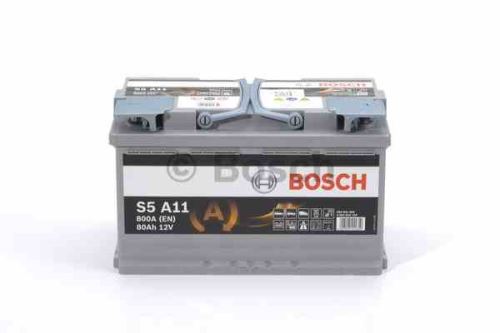 Autobaterie BOSCH S5A 110  Start Stop AGM, 80Ah, 12V, 800A, 0 092 S5A 110