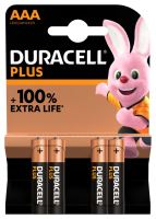 Baterie Duracell Plus Power MN2400, AAA, (Blistr 4ks)