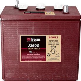 Trakční baterie Trojan J 250 G, 235Ah, 6V - průmyslová profi