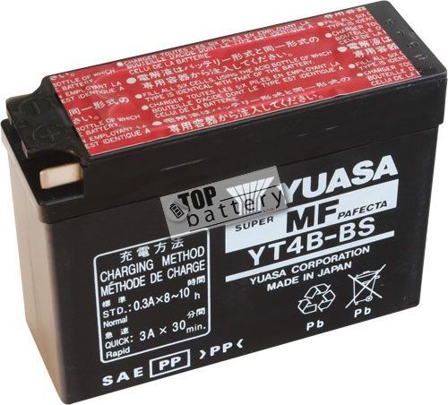 Motobaterie YUASA YT4B-BS, 12V, 2,3Ah