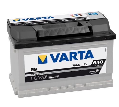 Autobaterie VARTA BLACK Dynamic 70Ah, 12V (E9)