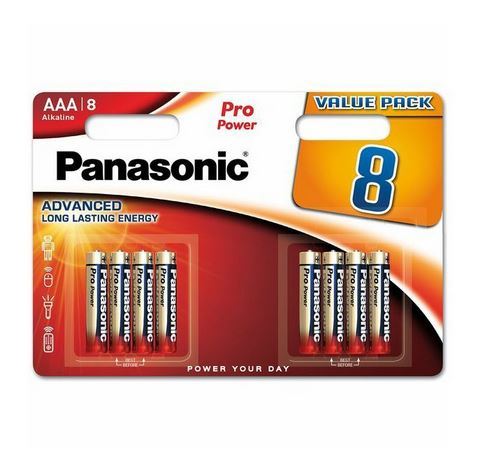 Baterie Panasonic Pro Power, LR03, AAA (Blistr 8ks)