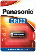 Baterie Panasonic CR123, Lithium, fotobaterie, (blistr 1ks)