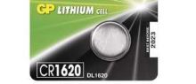 Baterie GP CR1620, Lithium, 3V, (Blistr 1ks)