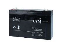 Akumulátor (baterie) CTM/CT 6-12 (12Ah - 6V - Faston 187)
