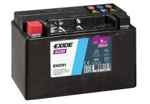 Autobaterie EXIDE Start-Stop Přídavná (Auxiliary), 12V, 9Ah, 120A, EK091 (3)