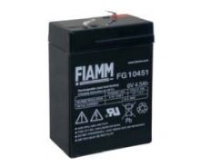 Olověný akumulátor Fiamm FG10451, 4,5Ah, 6V, (faston 187)