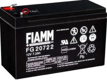 Olověný akumulátor Fiamm FG20722, 7,2Ah, 12V, (faston 250)