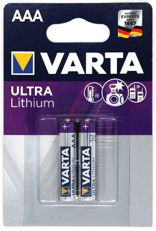 Baterie Varta Ultra Lithium, 6103, AAA, (Blistr 2ks)