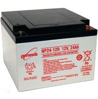 Záložní akumulátor (baterie) Genesis NP 12-24, 12V, 24Ah, Závit, M5