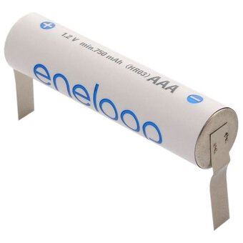 Baterie Panasonic Eneloop BK-4MCCE/BF1, AAA, 750mAh, 1ks + pásky 2x/2cm