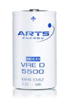 Baterie Saft/Arts 5500 VRE D, 1,2V, (velikost D), 5500mAh, Ni-Cd, 1ks