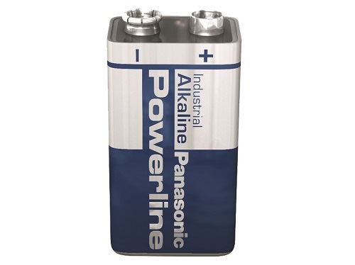 Baterie Panasonic Powerline Industrial Alkaline, 6LR61, 9V, 1ks