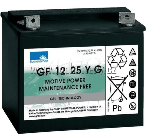 Trakční gelová baterie Sonnenschein GF 12 025 Y G, 12V, 28Ah