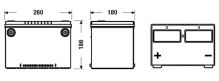 Autobaterie EXIDE Excell 12V, 70Ah, US, EB708 USA (1)