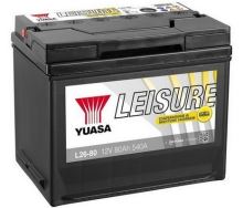 Trakční baterie GS-YUASA Leisure 80Ah, 12V, 540A, baterie pro volný čas