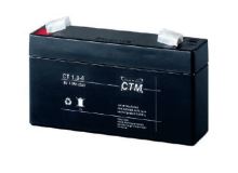 Akumulátor (baterie) CTM/CT 6-1,3 (1,3Ah - 6V- Faston 187)