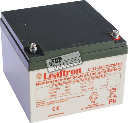 Akumulátor (baterie) Leaftron LT12-28, 12V - 28Ah
