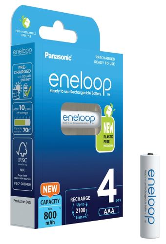 Baterie Panasonic Eneloop 4MCCE/4BE, AAA, 750mAh, (blistr 4ks)
