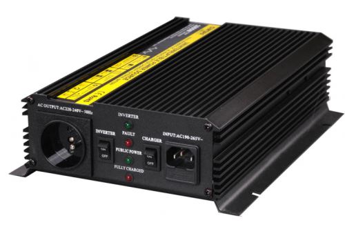 Měnič+dobíječ z 12V DC na 230V AC 1000W trvale (3)