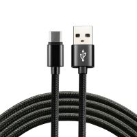 Datový /nabíjecí kabel USB-C (TYP C), délka 2m, černý, USB 3.0 / 3.1