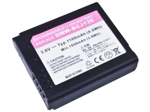 Baterie Panasonic DMW-BCJ13, 3,6V (3,7V), 1100mAh, 4Wh