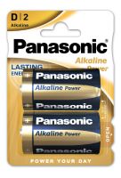 Baterie Panasonic Alkaline Power, LR20, D, (Blistr 2ks)