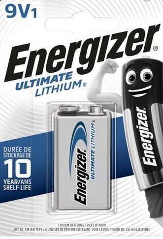 Baterie Energizer L522, 9V, Lithium (Blistr 1ks)