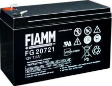 Olověný akumulátor Fiamm FG20721, 7,2Ah, 12V, (faston 187)