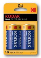 Baterie Kodak Max LR20, D, 1,5V, Alkaline, (Blistr 2ks)