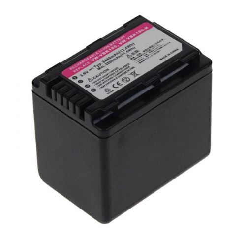 Baterie Panasonic VW-VBK360E-K, 3,6V (3,7V) - 3440mAh, NEW 2012
