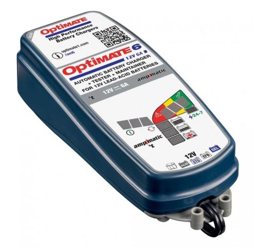 Nabíječka OptiMate 6 Apmatic, 12V, 6A, TM360 (automatická nabíječka)