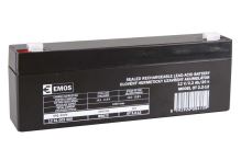 Olověný bezúdržbový akumulátor SLA Emos B9672 12V / 2,2Ah, F1, úzký, 1201002600