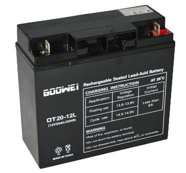 Trakční (gelová) baterie Goowei OTL20-12, 20Ah, 12V ( VRLA )