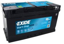 Autobaterie EXIDE Start-Stop AGM, 12V, 95Ah, EK950