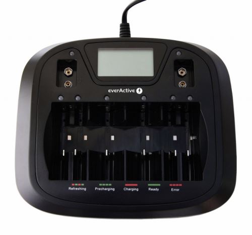 EverActive NC-900U nabíječka pro AA/AAA/C/D/9V baterií, Ni-CD, Ni-Mh