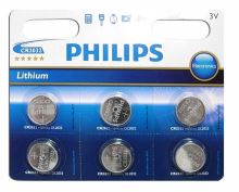 Baterie Philips CR2032, Lithium, 3V, (Blistr 6ks)