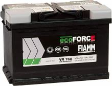 Autobaterie Fiamm EcoForce AGM (Start-Stop) 12V, 70Ah, 760A, VR760, 7906200,