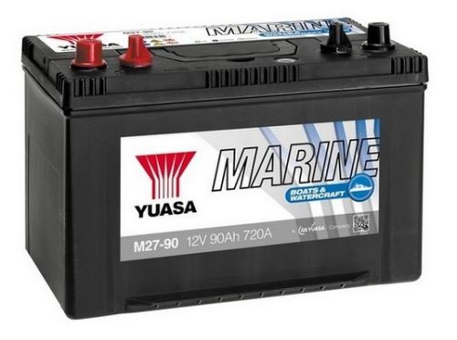 Trakční baterie GS-YUASA Marine 90Ah, 12V, 720A, lodní baterie (1)