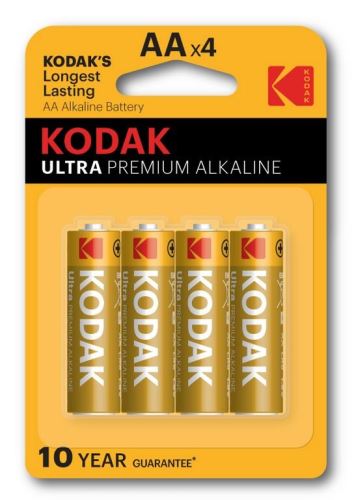 Baterie Kodak Ultra LR6, AA 1,5V, Alkaline, (Blistr 4ks) (2)
