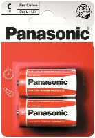 Baterie Panasonic zinco-carbon, R14RZ, C, (Blistr 2ks)